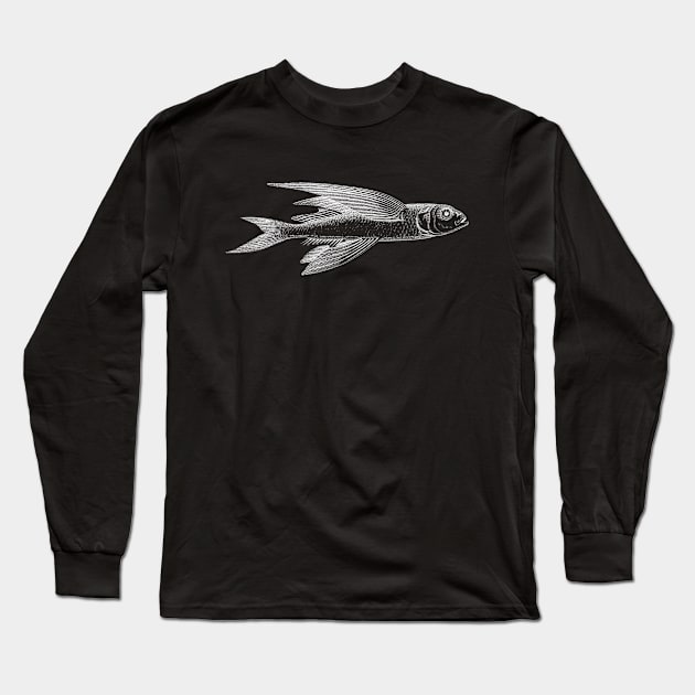 One Flying Fish Long Sleeve T-Shirt by Modnay